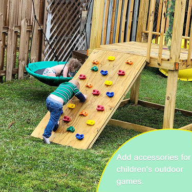DIY ROCK CLIMBING HOLDS FOR KIDS